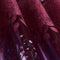 Flower Printing Curtain Yarn Tulle Window Curtain Panel for Bedroom (Purple