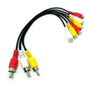 3 RCA Male Jack To 6 RCA Female Plug Splitter Audio DVD F7A3 Adapter AV R3T5