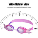 Mermaid Kids Silicone Swimming Goggles Waterproof Anti Fog Glasses (Pink)