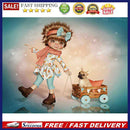 5D DIY Diamond Painting Big Eyes Girl Full Round Diamond Mosaic Home