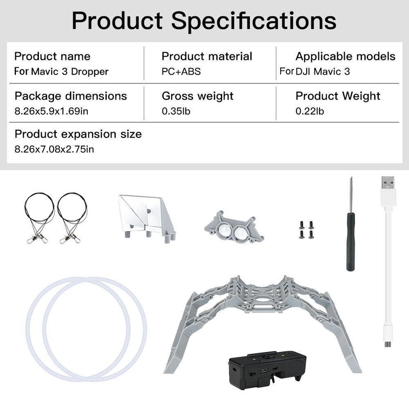 Drone Accessories Airdrop Light Thrower Drone For DJI Mavic 3 For DJI Mavic 3