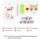 Diamond Painting Cartoon Stickers Kids DIY Round Drill Mosaic Decals (08) Newly