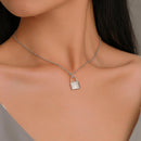 Metal Lock Pendant Necklace Fashion Clavicle Chain Statement for Unisex Jewel