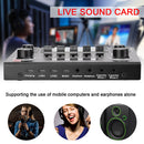 V9 Audio Sound Card Live Broadcast Bluetooth Sound Adapter for Phone Computer