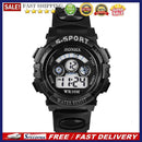 Multifunction Waterproof Boy Sports Electronic Children Watches (Black)