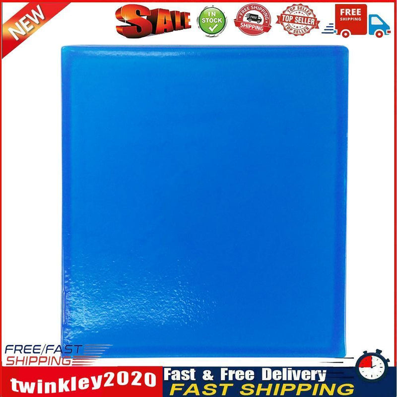 Motorcycle Seat Gel Pad Shock Absorption Mat Soft Cushion Blue (25x22x1cm) Newly