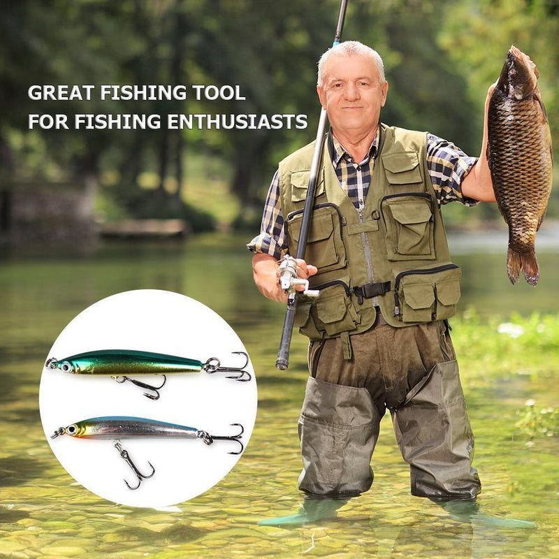 5pcs Fishing Lures 3.5g 5cm Minnow Lure Hard Bait Crankbait Wobbler Tackles