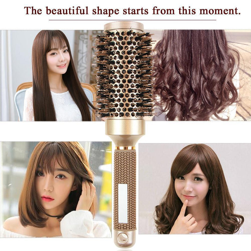 Pro Hair Dressing Brush Ceramic Iron Round Comb Magic Styling Combs (45mm) Newly