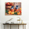 Black Cat and Pumpkin Oil Paint By Numbers Kit Frameless Drawing Picture