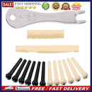 15pcs Guitar Bridge Pins Puller Pulling Remover Extractor Guitar Saddle Nut