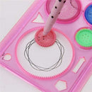 Art Students Drafting Stencil Spiral Tool Stationery Spirograph Ruler Geometric