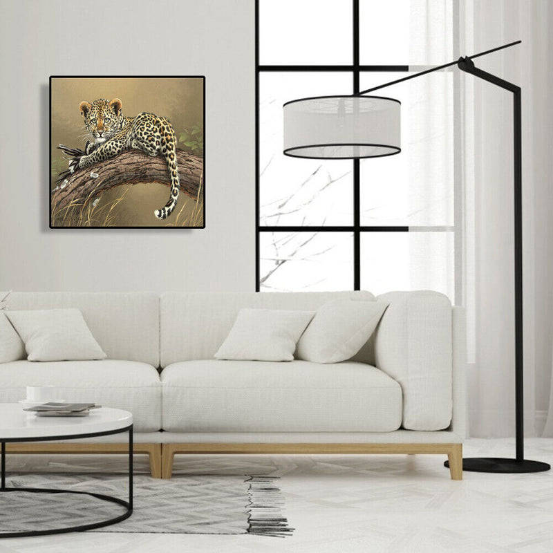 Tiger 5D DIY Full Round Drill Diamond Painting Embroidery Cross Stitch Kits