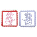 2pcs Square Frame DIY Cutting Dies Stencils Scrapbook Embossing Album Gifts