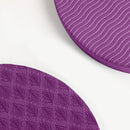2pcs Yoga Mat Cushion Fitness Exercise Knee Balance Support Pads (Purple) Newly