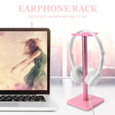 Headphone Holder Earphone Headset Display Stand Bracket Universal (Pink) Newly
