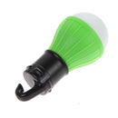 2 PCS Outdoor Hanging 3LED Camping Tent Light Bulb Fishing Lamp(Green)