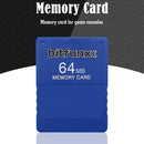 FMCB 1.966 Memory Card for Sony PS2 64MB Free McBoot Console Card (Blue) Newly