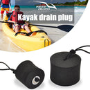 #A 4pcs Kayak Boat Scupper Stopper Waterproof Dinghy Bungs Drain Plugs with Rope