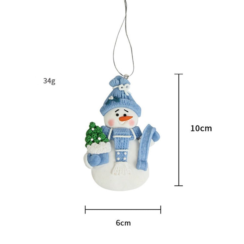 XMAS Soft Pottery Christmas Products Christmas Decoration Little Snowman
