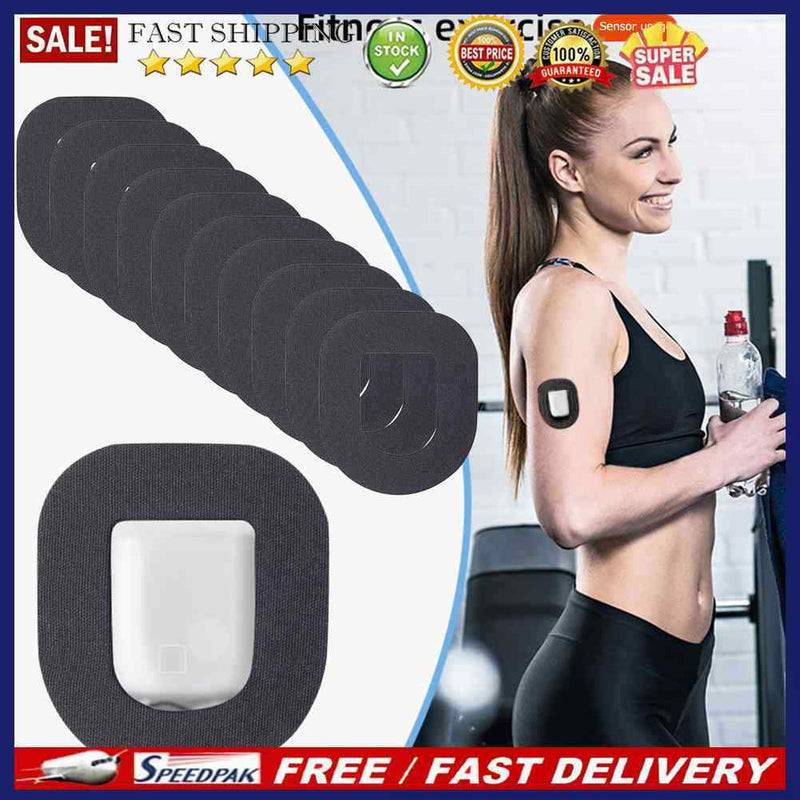 10 Pack Cgm Adhesive Patch Skin-friendly Sensor Covers Patch for Insulat Omnipod