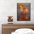 Frameless Oil Paint By Numbers DIY Acrylic Sea Girls Drawing On Canvas Craft Kit
