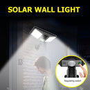Solar Wall Lamp LED Four Head Rotatable Outdoor Waterproof Light (160COB) Newly
