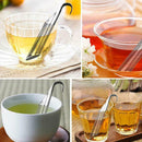 Tea Filter Pipe Shape Loose Leaf Diffuser Tea Strainer Steel Infuser Best Q9D6