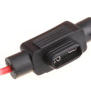 Waterproof Power Socket Mini Blade Type In Line Fuse Holders With 10A Fuse Newly