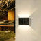 Outdoor LED Solar Light Waterproof Adjustable Wall Panel Light (Warm Light)