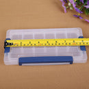 15 Slots Clear Plastic Storage Box Home Jewelry Sundries Organizer Boxes Newly