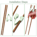 Left Handed Learning Reusable Easy to Use Training Chopsticks Chopstick Helper