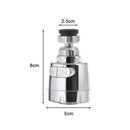 360 Degree Rotate Kitchen Water Filter Diffuser Nozzle Faucet Connector (M)