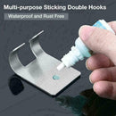 Shaver Shelf Steel Razor Holder Bathroom Self Razor Rack Hook X2H2 U8G1