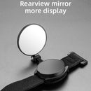 Bicycle Handleable Mirror Reflector Mountain Bike Cycling Wrist Rearview Mirrors