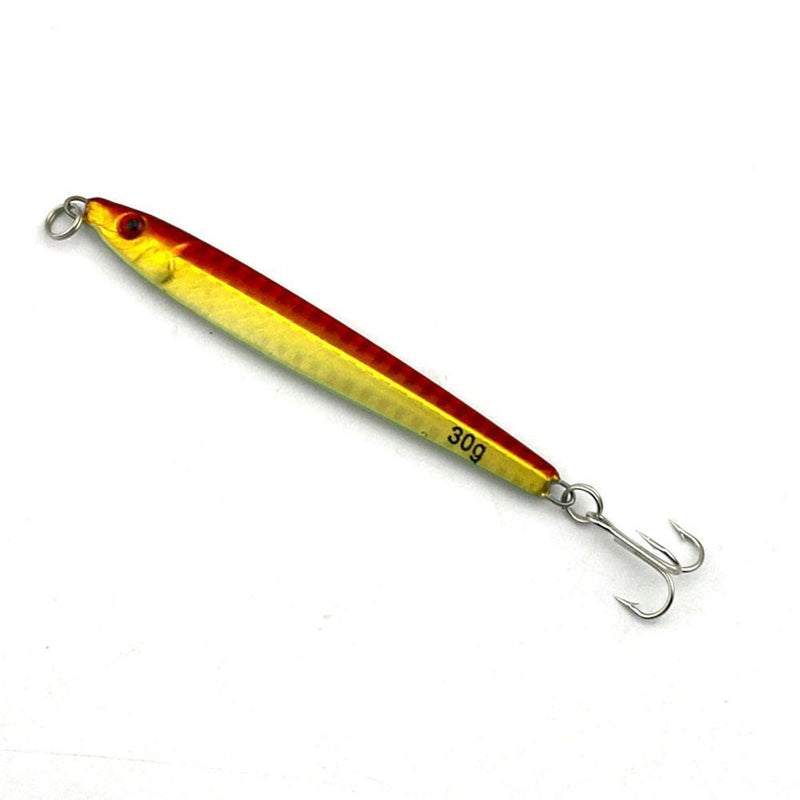 5pcs 30g  Casting Jig Metal Slice Fishing Lures Spinning Fishing Hook Newly