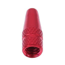 5pcs Bicycle Presta High Aluminium Pressure Valve Caps Dust Covers (Red) Newly