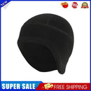 Winter Warm Cycling Fleece Ear Protection Cap Liner Skiing Beanie (Black)