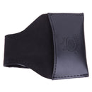 Black Faux Leather Chalk Holder Pouch with Clip Pool Billiards Snooker Cue