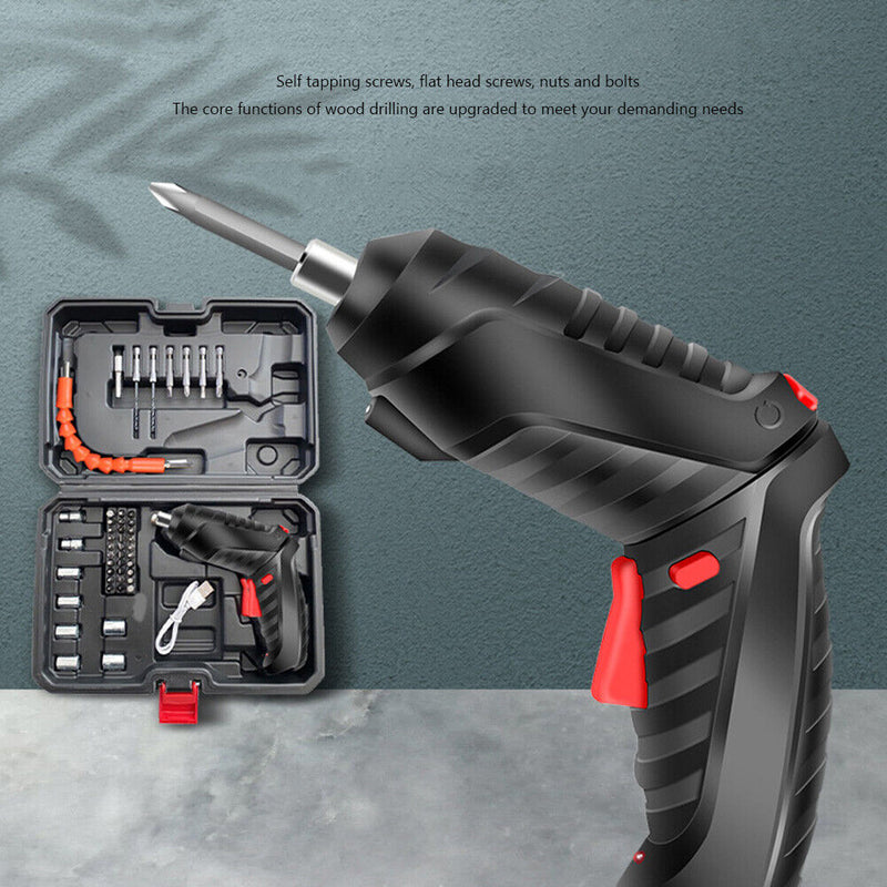 4.2V Electric Screwdriver w/ LED Light Kit Rechargeable Screwdrivers Hand Drill