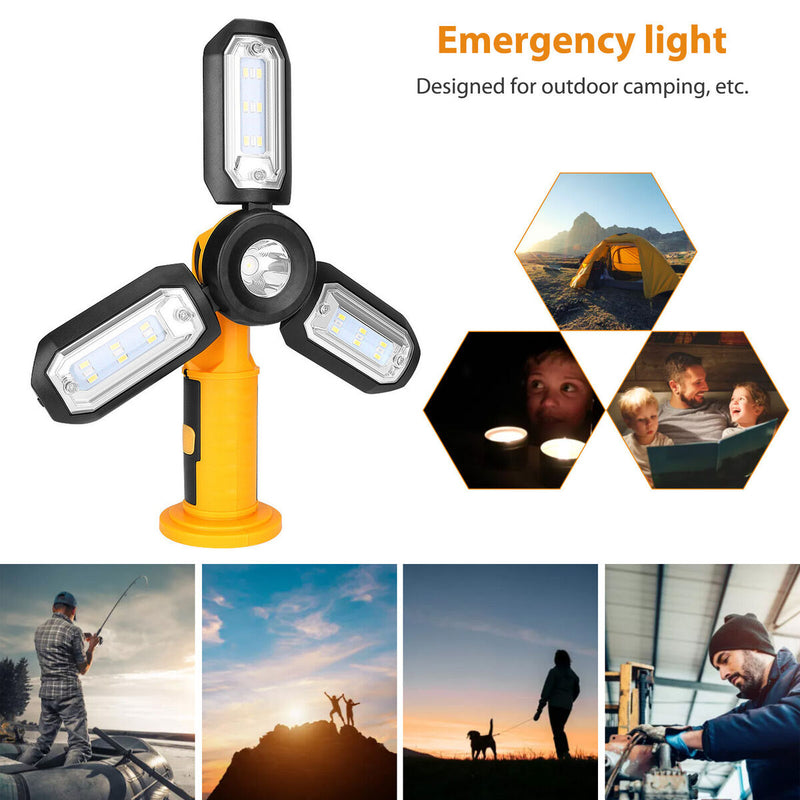 300lm Camping Lantern Foldable Outdoor Flashlight Flashlight Torch Night Fishing