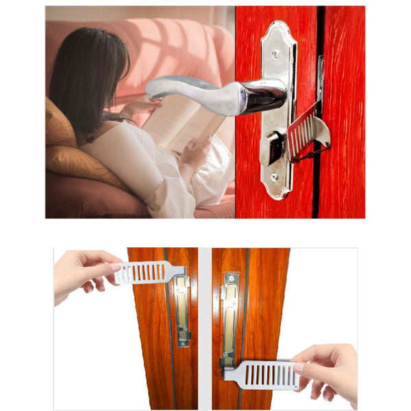 Door Stop Punch-free Door Locks Portable Stopper Travel Anti-Theft Lock