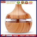 Essential Aroma Oil Diffuser Ultrasonic Wood Grain LED Light Room Air Humidifier