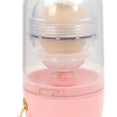 Manual Egg Shaker Egg Scrambler Puller White Yolk Mixer Blender (Pink)
