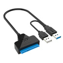 USB to SATA Adapter Cable Data Converter 3.0 to 2.5''/3.5'' For HDD SSD USB: