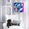 5D DIY Diamond Drawing Love Dolphin Kits Full Square Drill Wall Rhinestone Decor