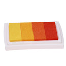 4 Colors Gradient Inkpad DIY Stamp Colored Ink Pad Printing Stationery(3) Newly