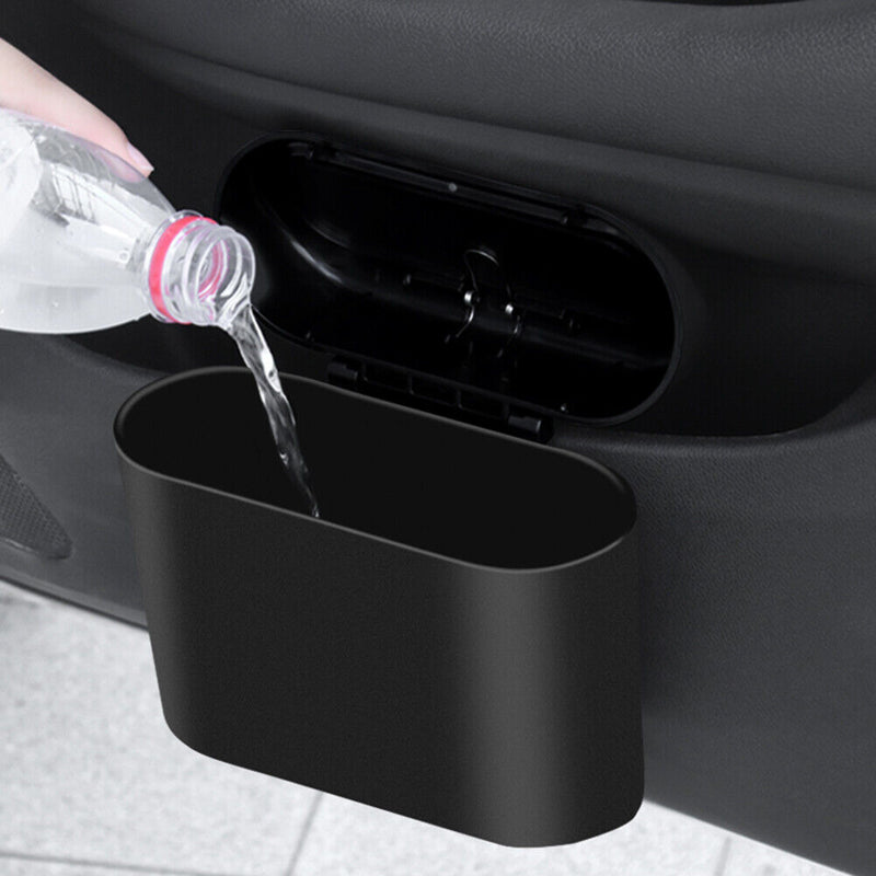 Car Trash Can 1L Door Seat Back Garbage Rubbish Bin Universal Auto Accessories