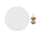 Multi-functional Silicone Dust-proof Bowl Cover Leak-proof Cup Lid (White) Newly