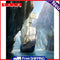 Hand Painted on Canvas DIY Boat Oil Paint By Numbers Drawing Kit Home Decoration