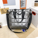 Embroidery Thread Latex Crossbody Tote Bag Female Trending Shopping Handbag